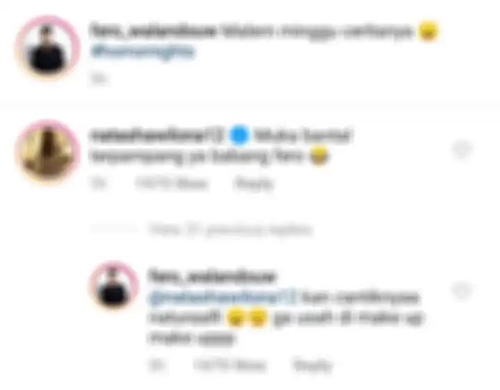Komentar Natasha Wilona.
