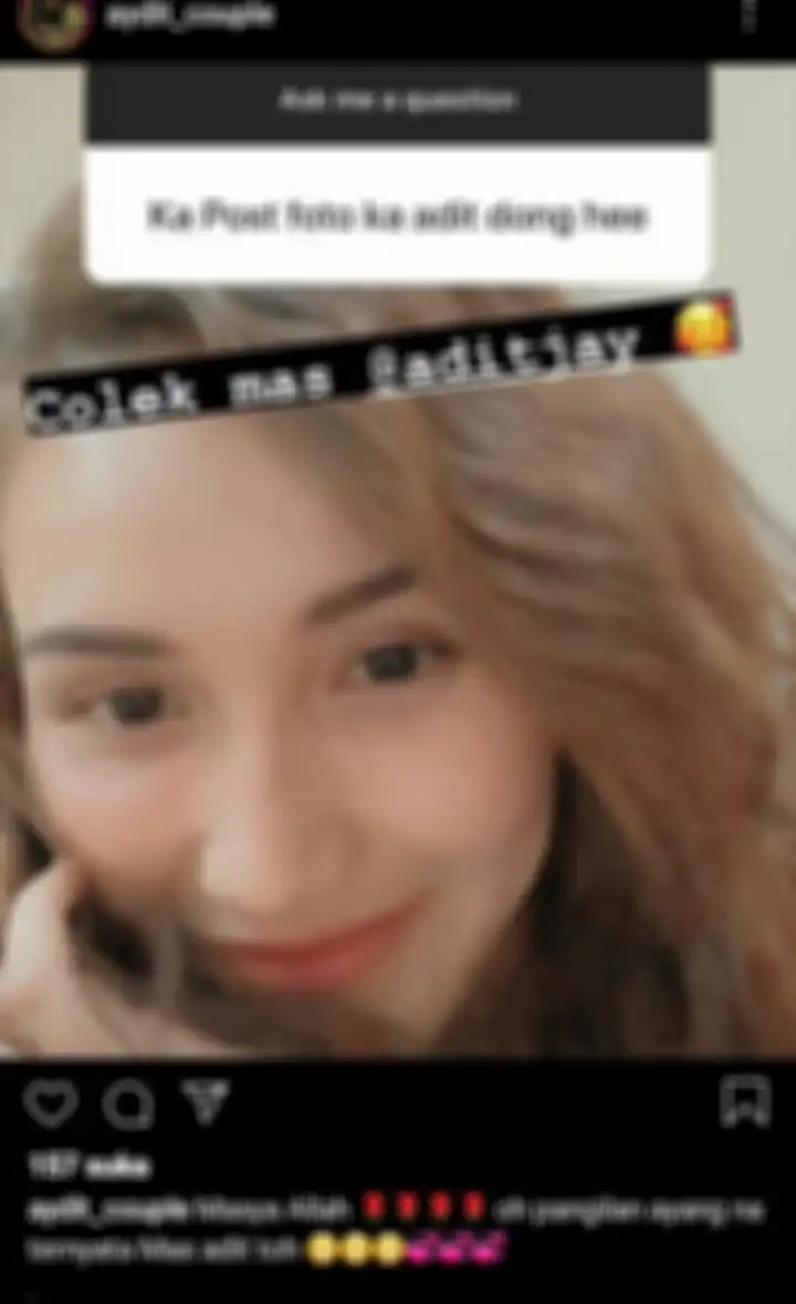 Panggilan sayang Ayu Ting Ting pada Adit