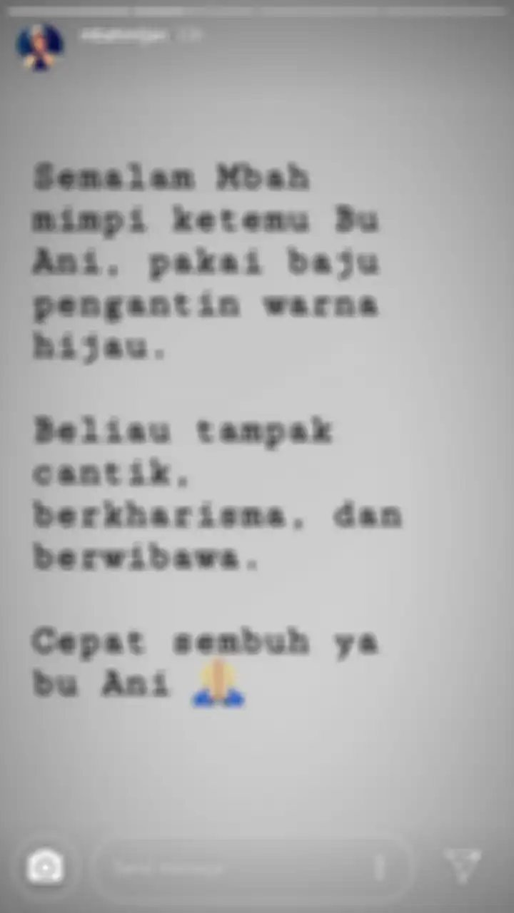 Mbah Mijan bermimpi bertemu Ani Yudhoyono.