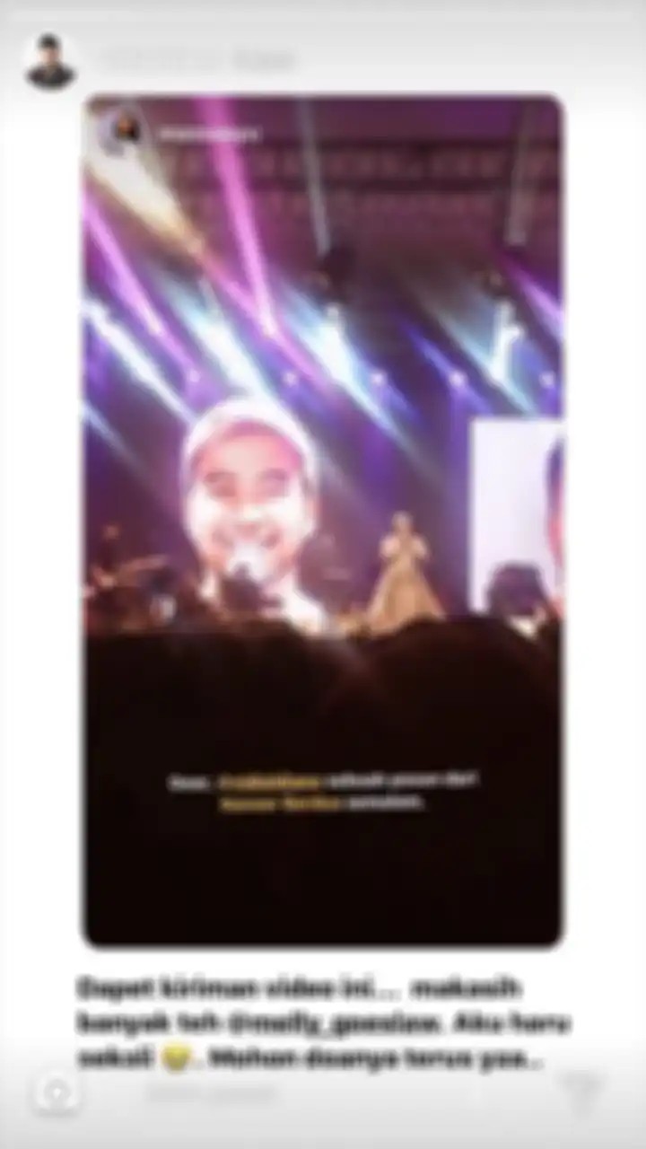 Postingan Instagram Vidi Aldiano