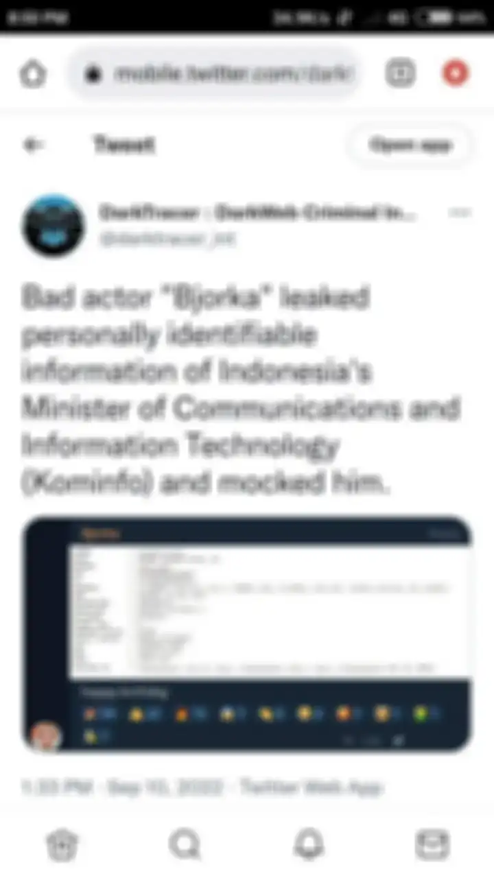 Motif hacker Bjorka ternyata dipicu 3 masalah ini. Sosok Bjorka tinggal dicokok polisi. Foto profilnya sudah siap dirilis?