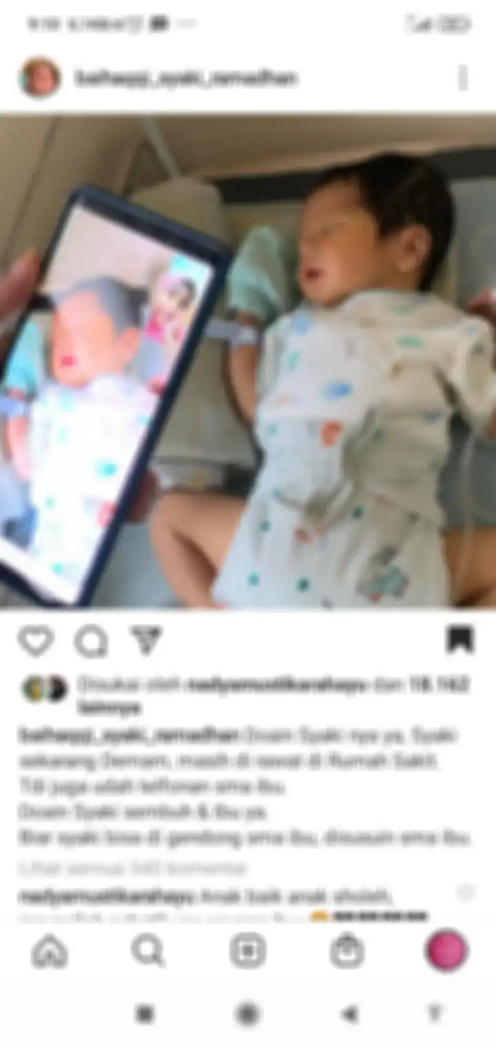 Di usia sang buah hati yang baru menginjak 5 hari, bayi Rizki DA dan Nadya Mustika Rahayu yang bernama Baihaqqi Syaki Ramadhan mengalami demam.