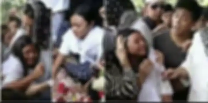 Foto dokumentasi dalam pemakaman ayah Ariel Noah sedikit banyak sudah mampu menguak hubungan Alleia Anata dengan sang kakek.