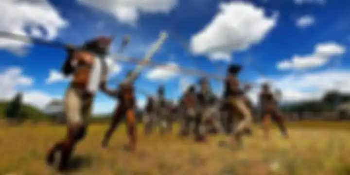 Festival Lembah Baliem di Kabupaten Wamena, Papua, berlangsung 6-8 Agustus 2015.