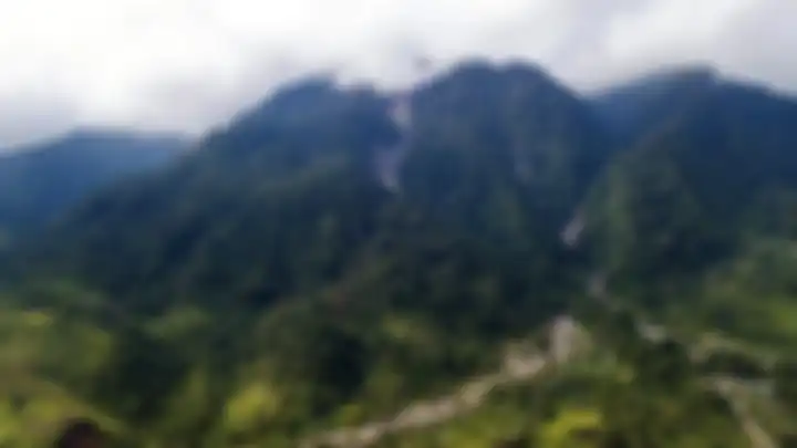 Kondisi lereng Gunung Cycloop terpantau dari Jalan Sosial, Sentani, Papua, Kamis (21/3/2019). Kondisi kaki gunung banyak beralif fungsi dari cagar alam menjadi kebun dan perumahan. Kawasan hutan seluas 31.479,9 hektar itu merupakan pengendali pasokan air bagi warga Jayapura, Papua.  KOMPAS/HENDRA A 