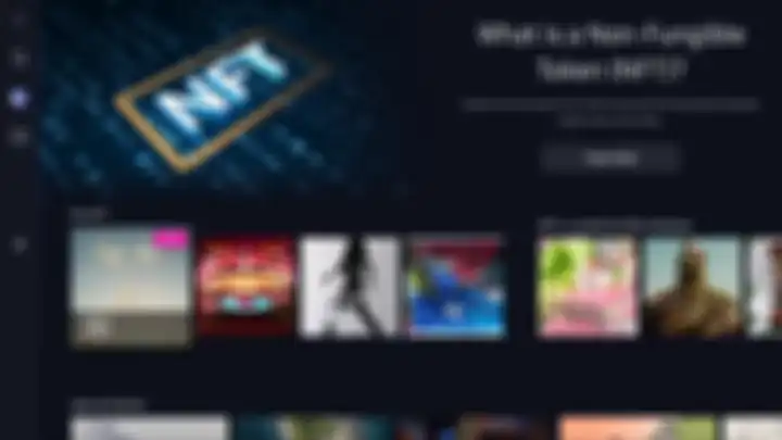 Platform NFT di smart TV Samsung