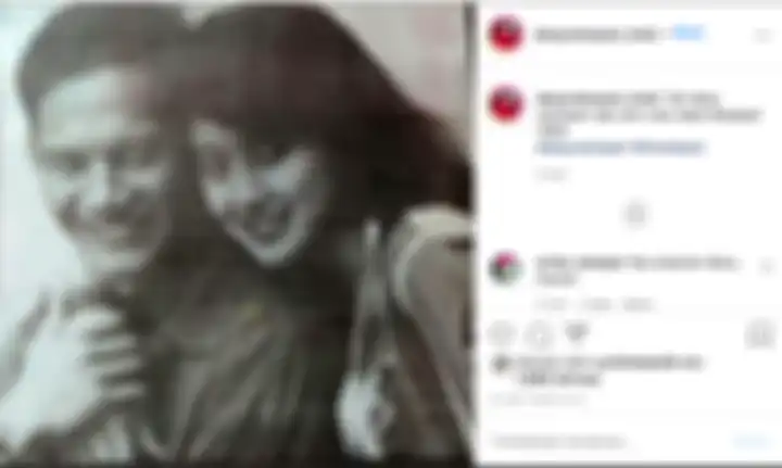 Foto masa muda Desy Ratnasari bersama mendiang Adji Massaid