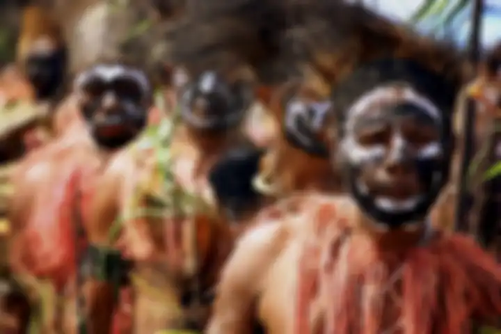 Masyarakat di sekitar Danau Sentani, Papua, Jayapura