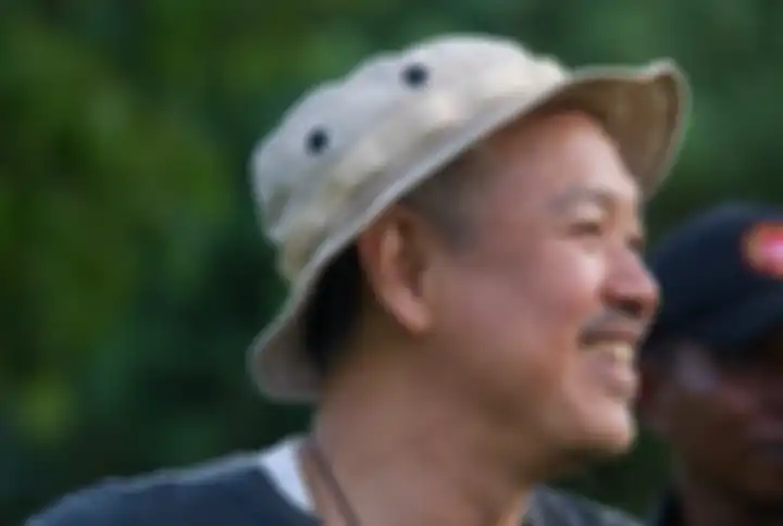 Tomy Winata, pendiri Tambling Nature Wildlife Conservation (TNWC) saat berkunjung ke kawasan ini, Mi