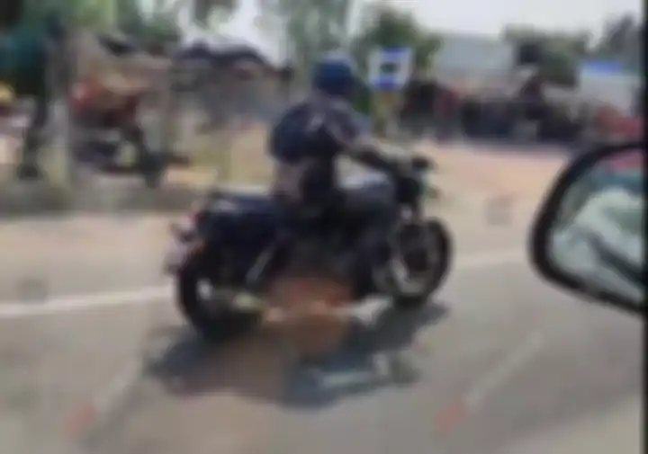 Foto spy shot Royal Enfield Shotgun 650