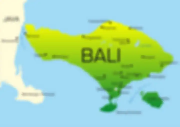 Peta Pulau Bali. Kondisi geografis Pulau Bali dan Nusa Tenggara berdasarkan peta. 