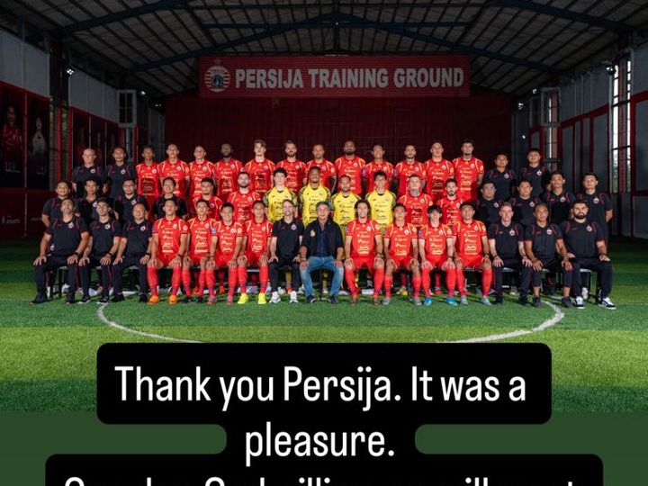 Unggahan status Mauricio Souza usai Super League 2025/2026