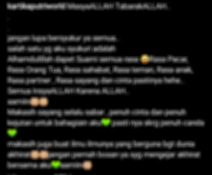 Curhatan Kartika Putri soal tabiat asli Habib Usman bin Yahya