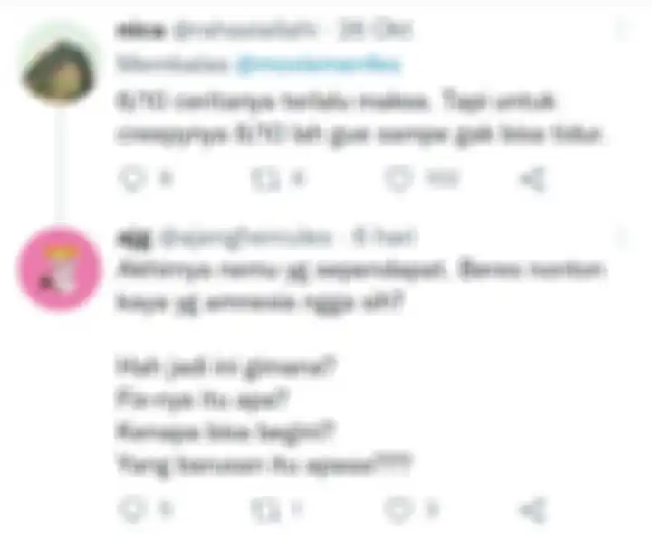 Salah satu netizen yang memberikan review film The Medium.