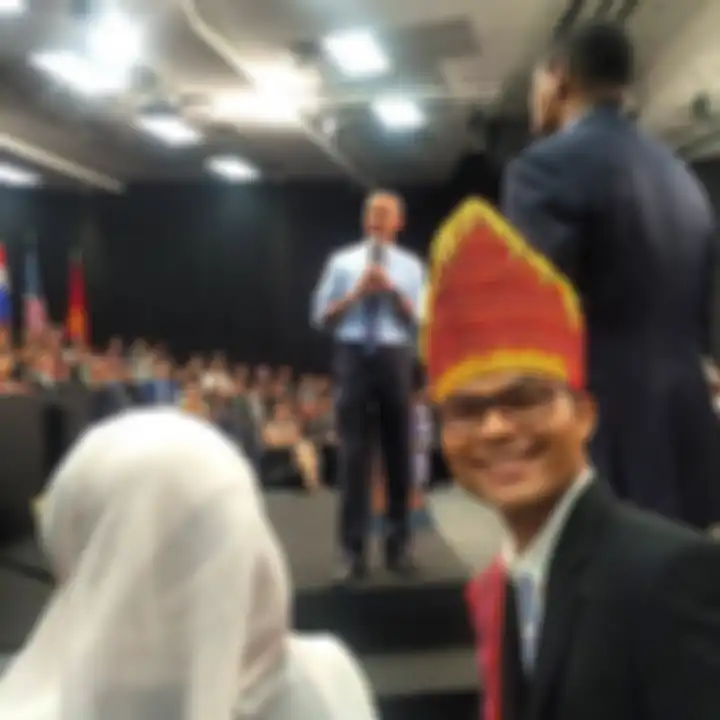 Robinson Sinurat bertemu Barack Obama di Malaysia