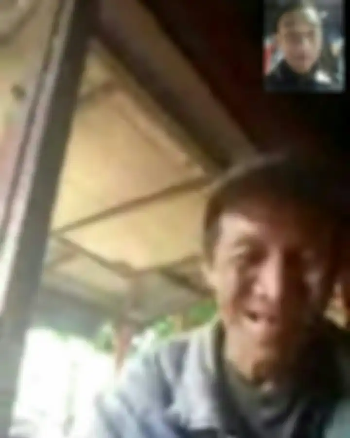 Diky saat Video call dengan Afuk.