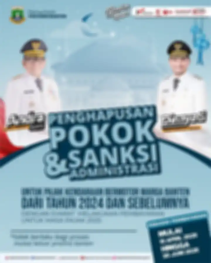 Program pemutihan pajak kendaraan di Banten.