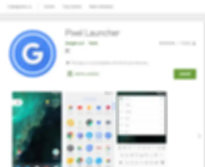 Pixel Launcher.