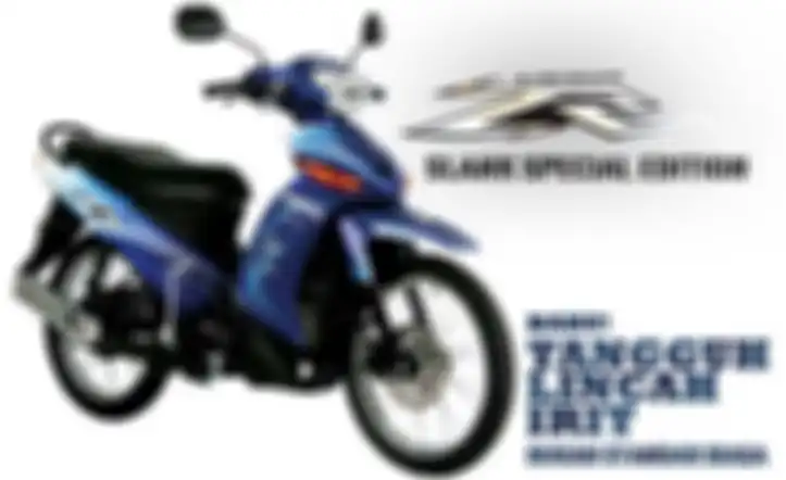 Motor bebek Yamaha Vega ZR Slank Edition.