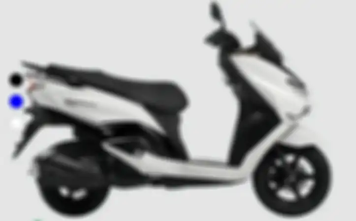 Suzuki Burgman FI 125 yang dijual di Kolombia punya tiga pilihan warna, biru, putih dan hitam.