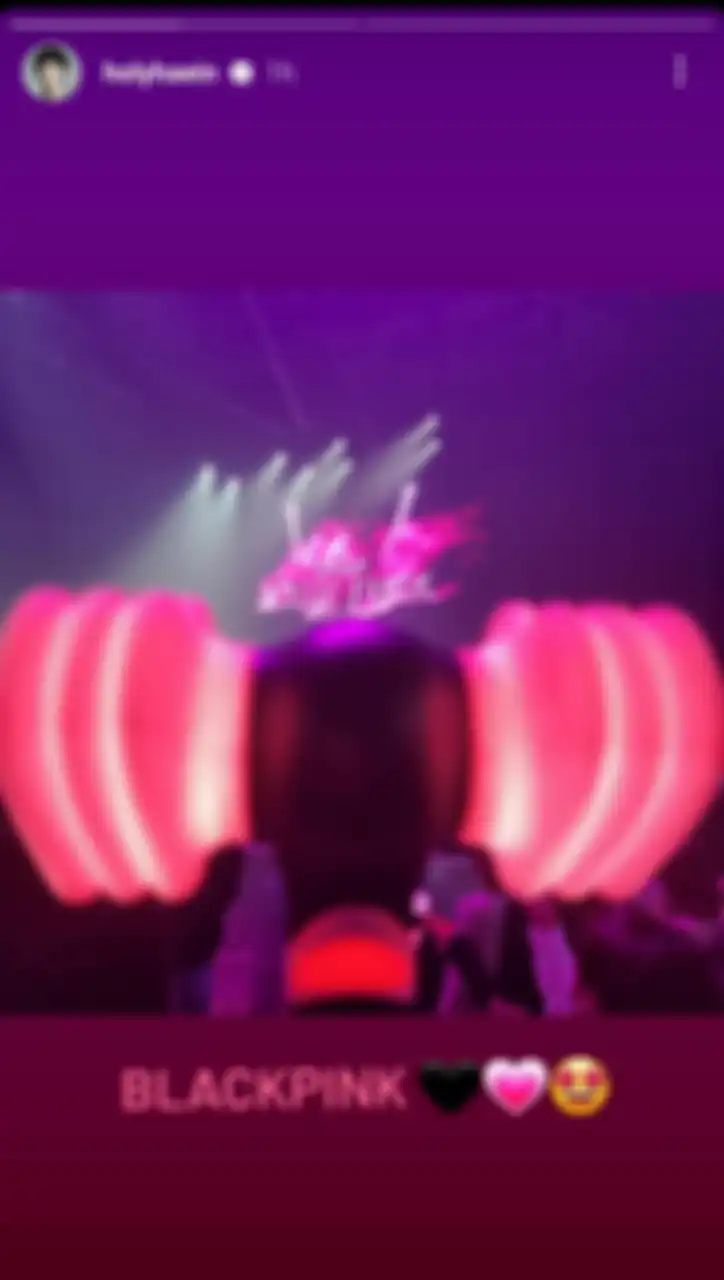 Jung Hae In nonton konser BLACKPINK