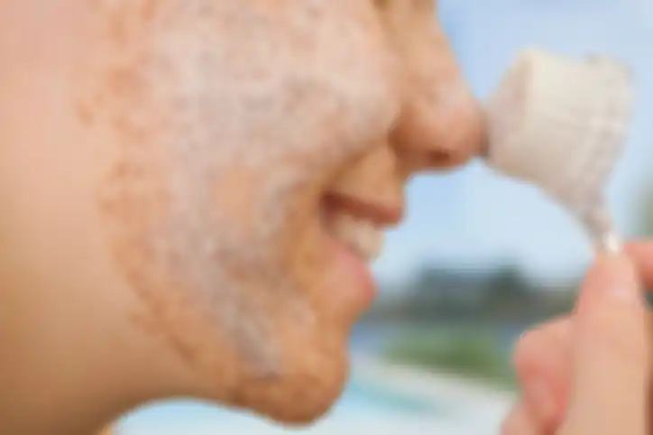 Scrub cleanser