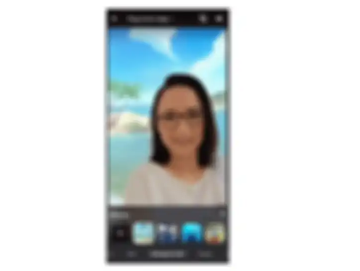 Ilustrasi Mengganti background Google Meet