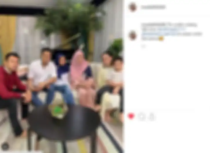 Muzdalifah dan Fadel Islami bersama Raffi, Gigi dan Mama Amy