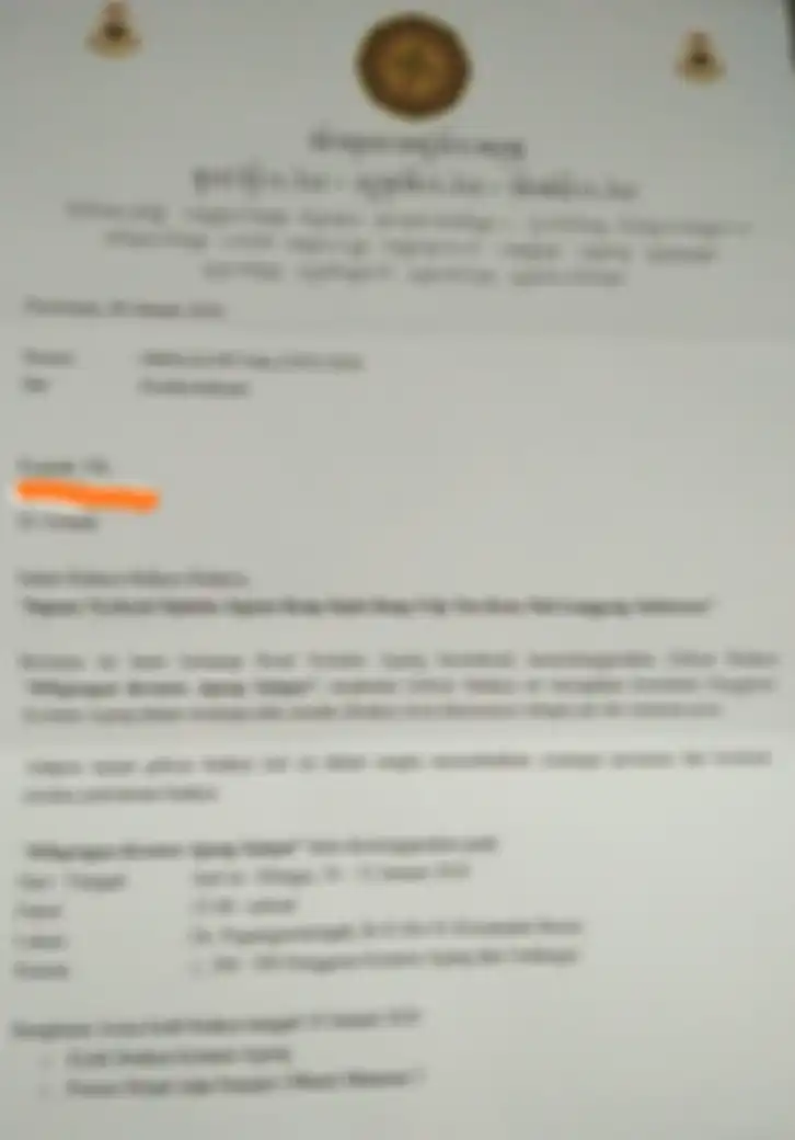 Isi surat undangan dari Keraton Agung Sejagat beredar di sosial media twitter.