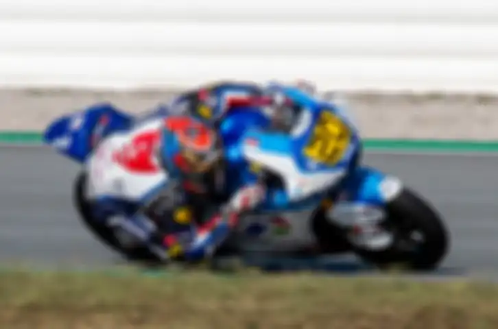 Pembalap Indonesia Dimas Ekky Pratama tampil di FIM CEV Repsol Portugal 2021 di kelas Moto2, Minggu (4/7/2021)