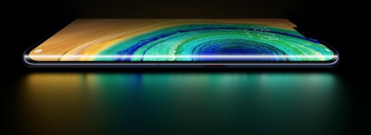 Desain layar Huawei Mate 30 Pro