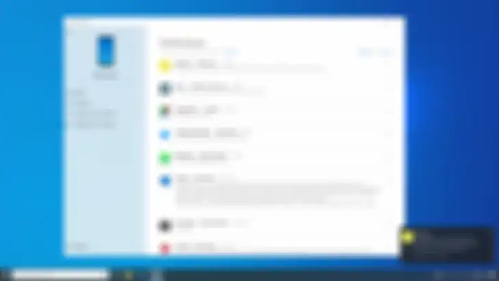 Contoh tampilan Screen Mirroring