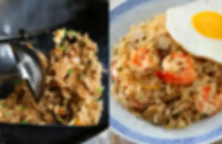 Ilustrasi nasi goreng ala abang-abang.