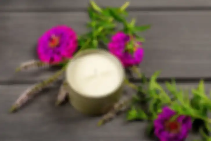 Aromaterapi lilin bisa dipadu dengan dedaunan penangkal nyamuk.