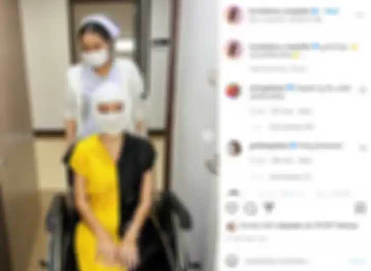 Lama Tak Ada Kabar, Lucinta Luna Ucap Selamat Tinggal, Wajahnya Dibalut Perban 