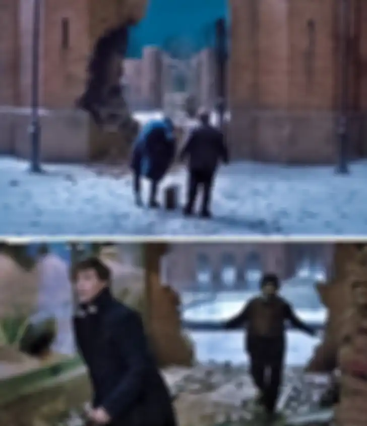 Perbedaan tembok yang rusak di film Fantastic Beasts and Where to Find Them