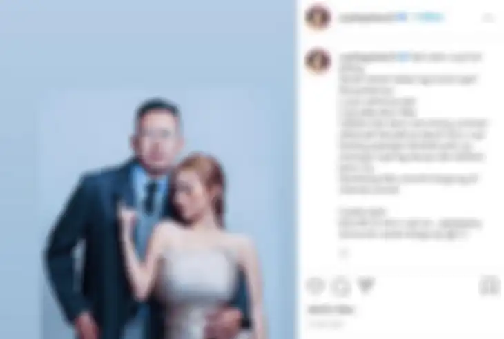 Postingan Cupi Cupita bersama calon suaminya