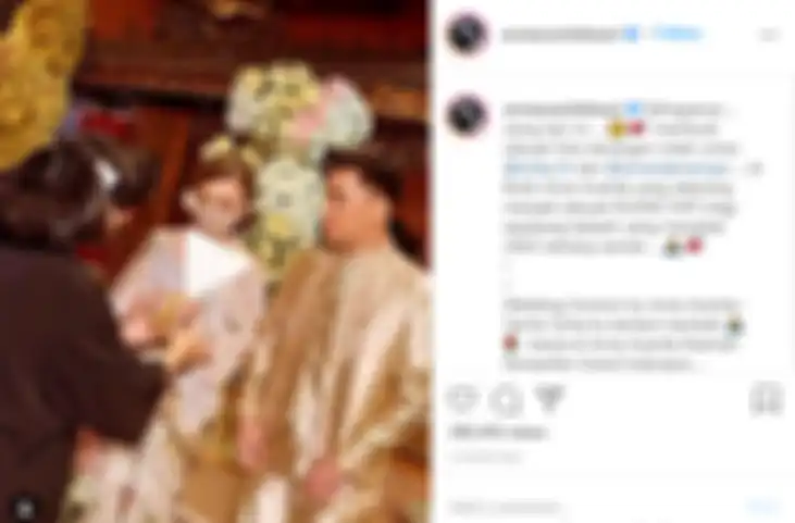 Potret Billy Syahputra dan Amanda Manopo kenakan pakaian bak pengantin