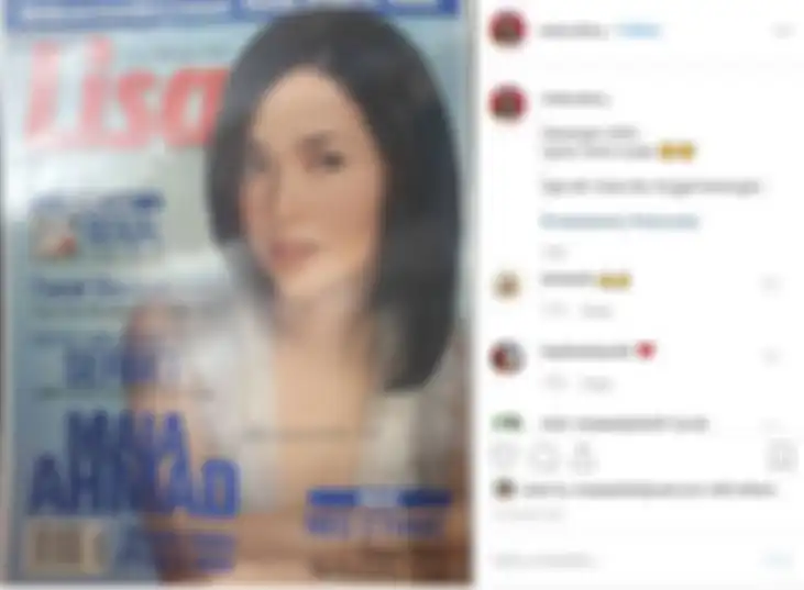 Maia jadi model sampul majalah 