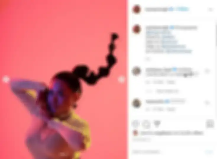 Penampilan Maria Idol dengan gaya rambut unik
