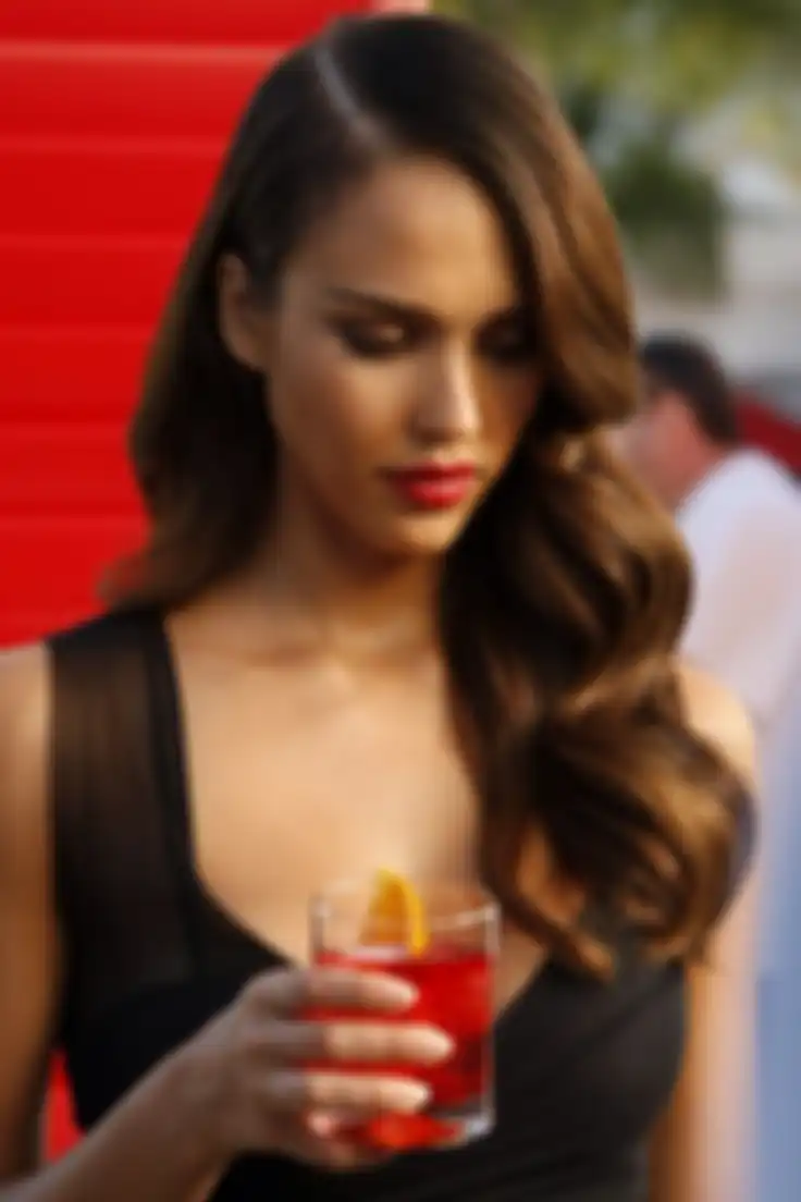 Jessica Alba wavy hair