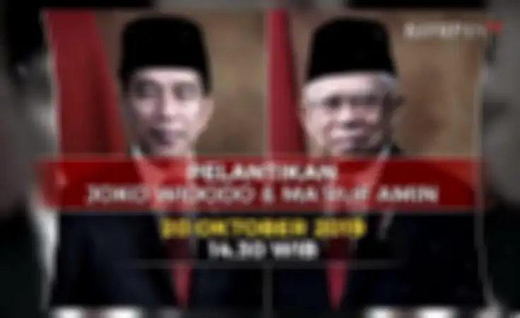Pelantikan Presiden dan Wakil Presiden digelar Minggu (20/10/2019).