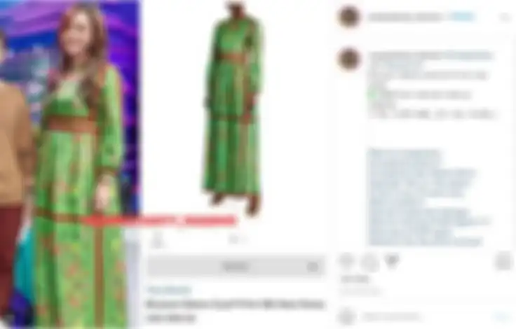Maia Estianty bergaya feminim dengan kenakan dress hijau bak daster seharga motor matic
