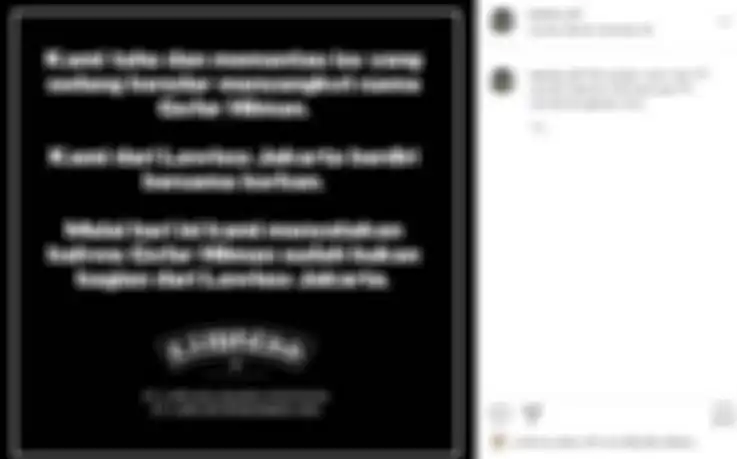 Unggahan Lawless Jakarta tentang Gofar Hilman