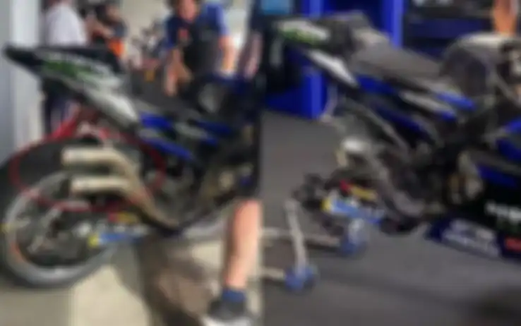 Knalpot baru Yamaha di sesi tes Jerez