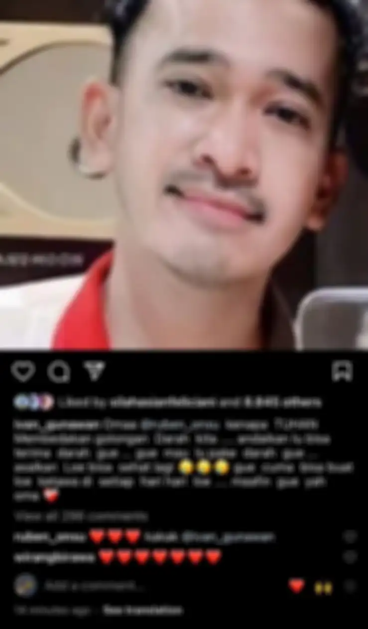Postingan Ivan Gunawan