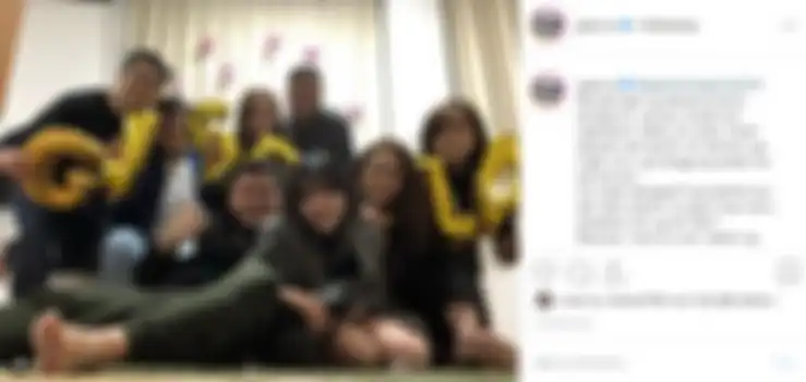 Potret Gisel bersama Wijin dan teman-teman yang merayakan ulang tahun di Jepang.