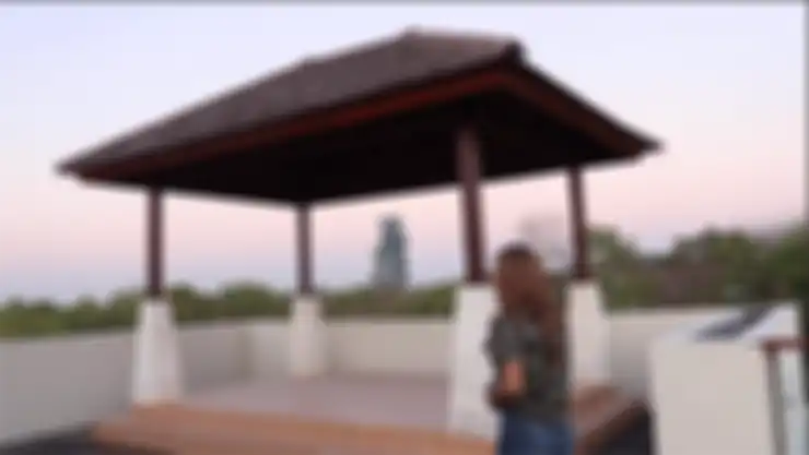 Rooftop rumah Ashanty di Bali