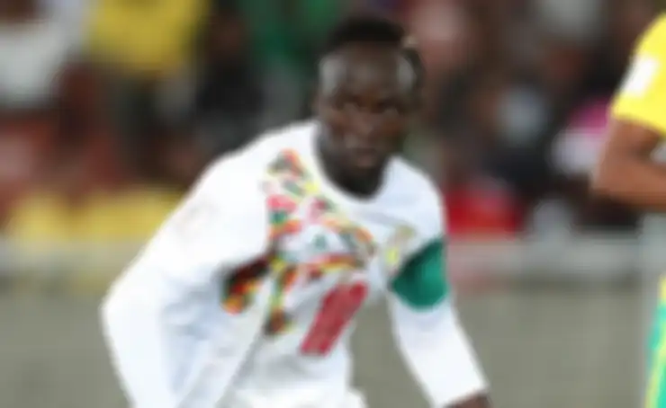 Sadio Mane of Senegal during the 2018 World Cup qualifying football match between South Africa and S