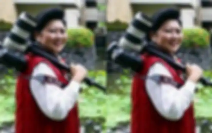 Ani Yudhoyono dan kameranya
